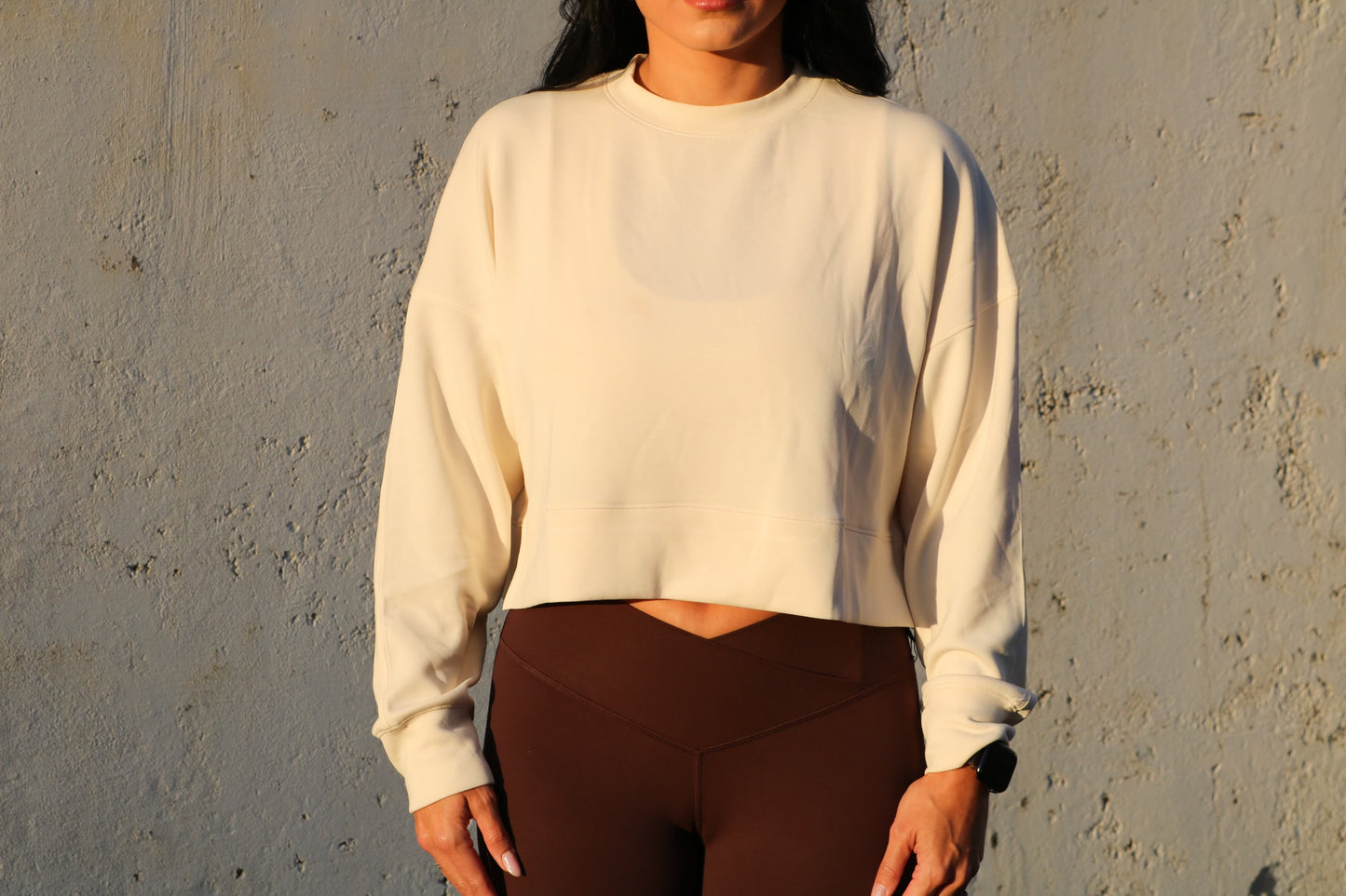Cream Air Scuba Crewneck