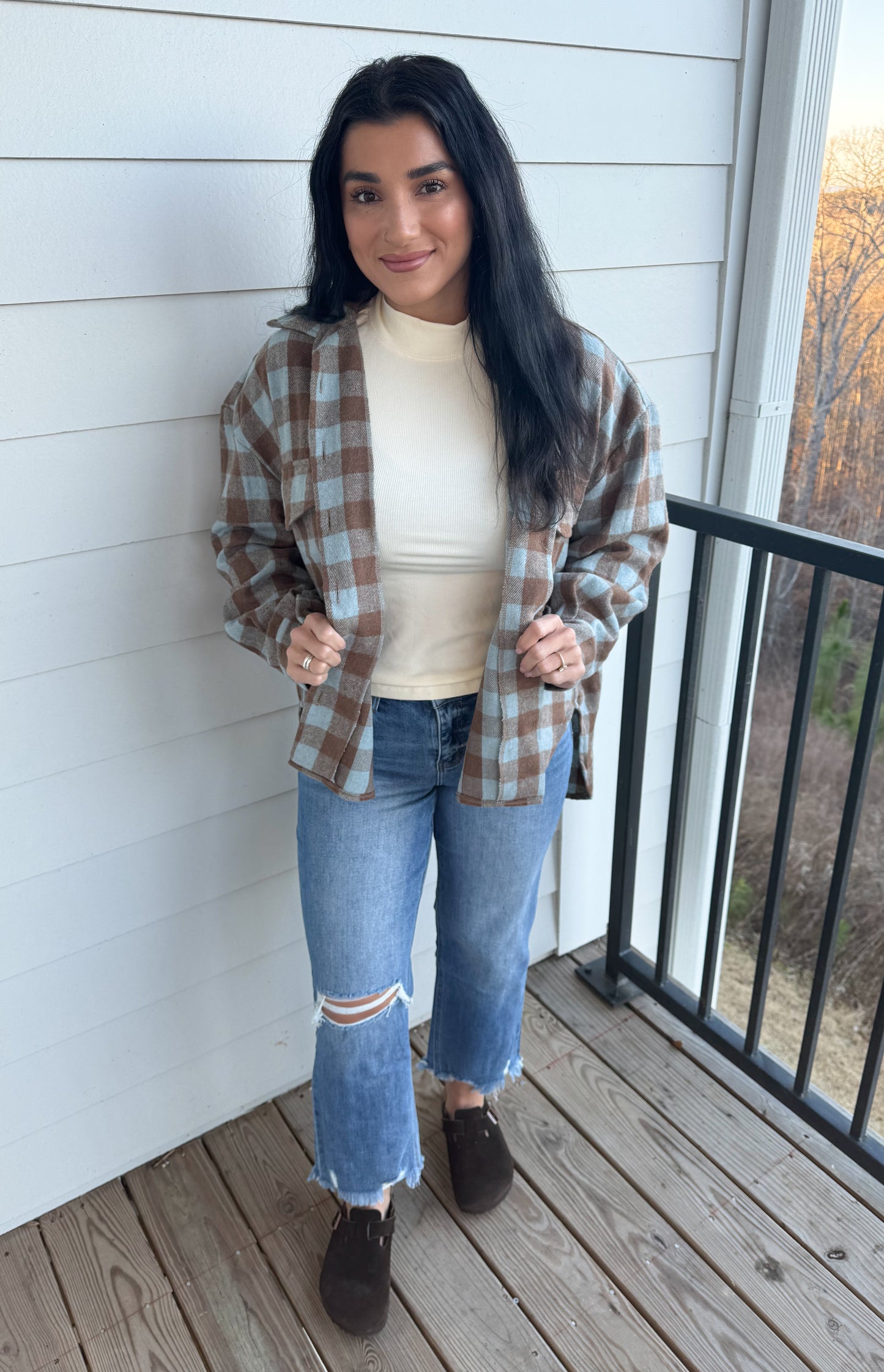 High Rise Cropped Jeans