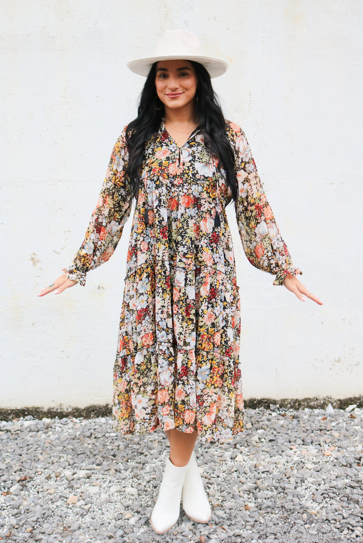 Floral Midi Dress