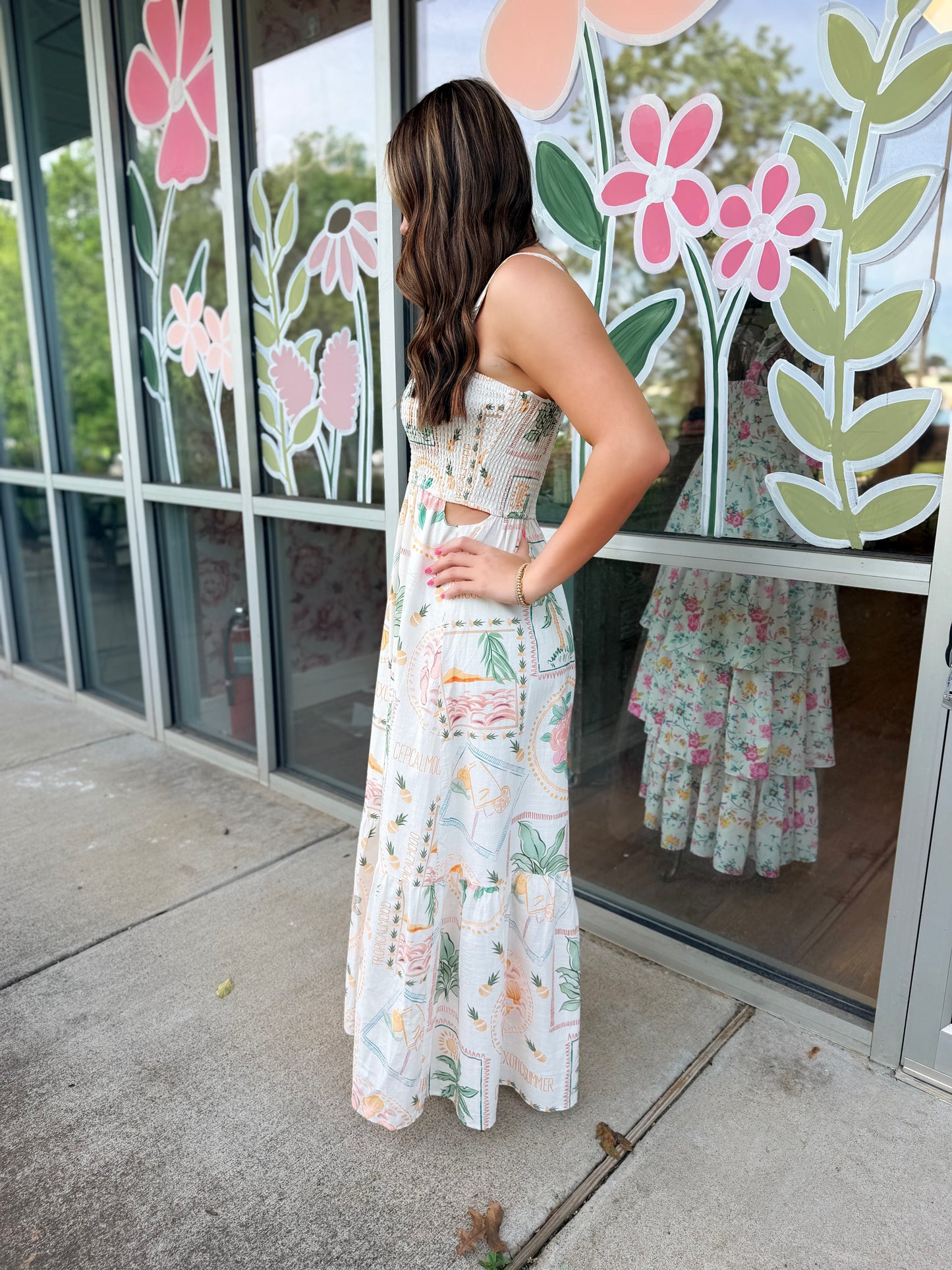 Tropical Maxi Dress