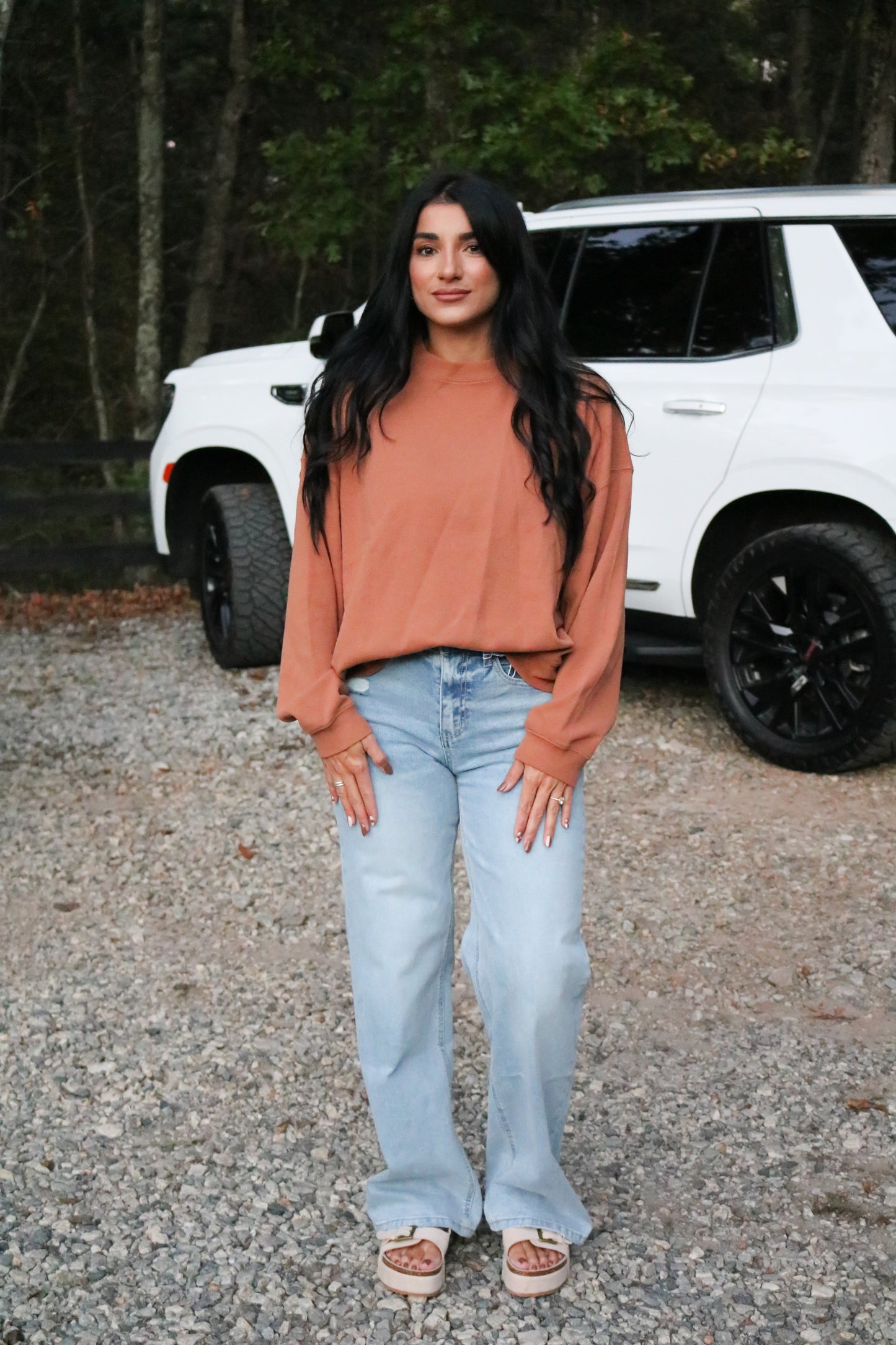 Light Wash High Rise Denim