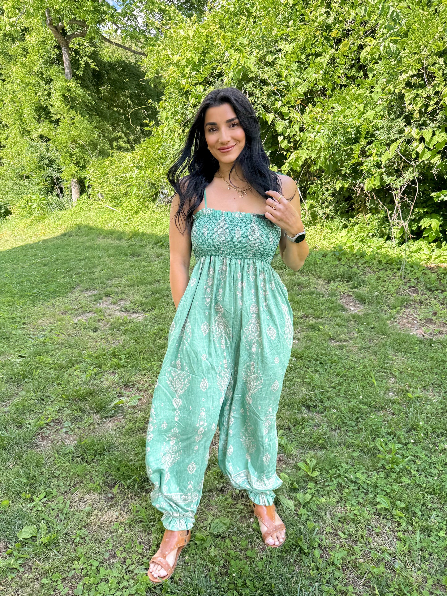 Green Jumpsuit