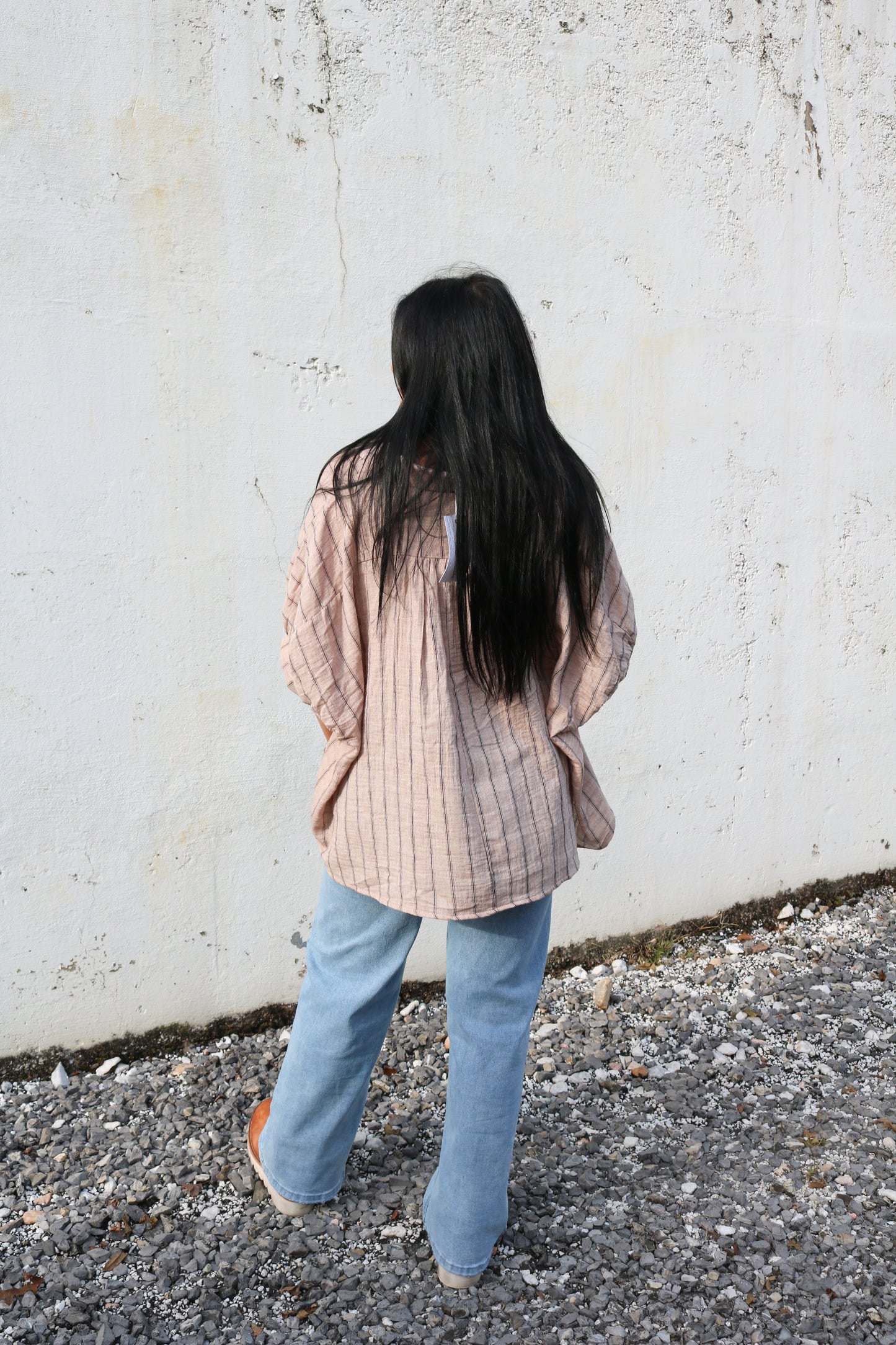 Polly Striped Button Down