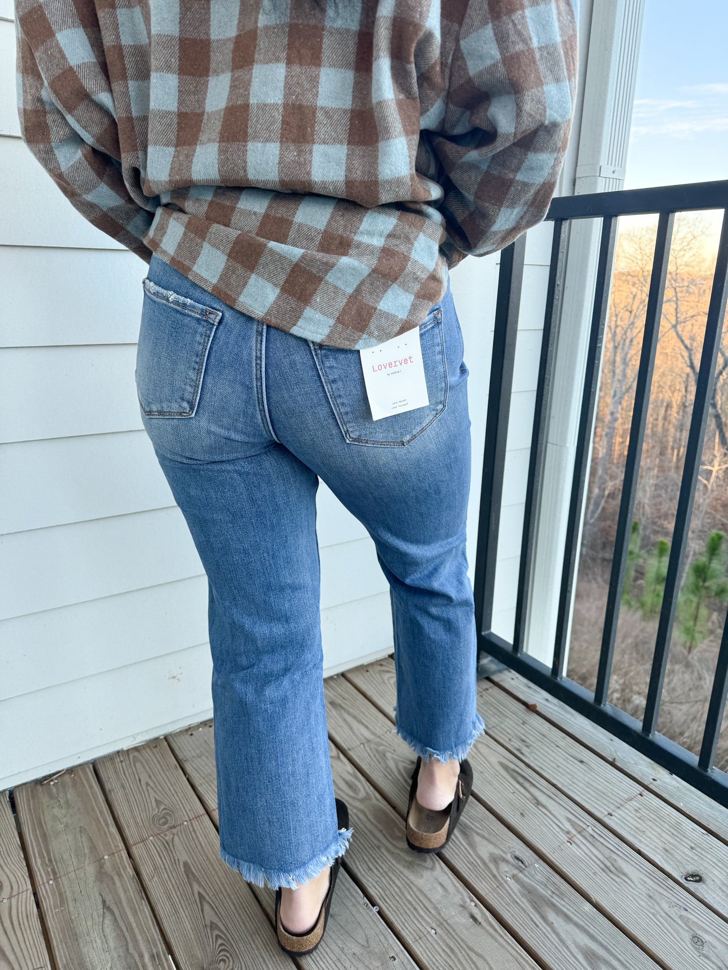 High Rise Cropped Jeans