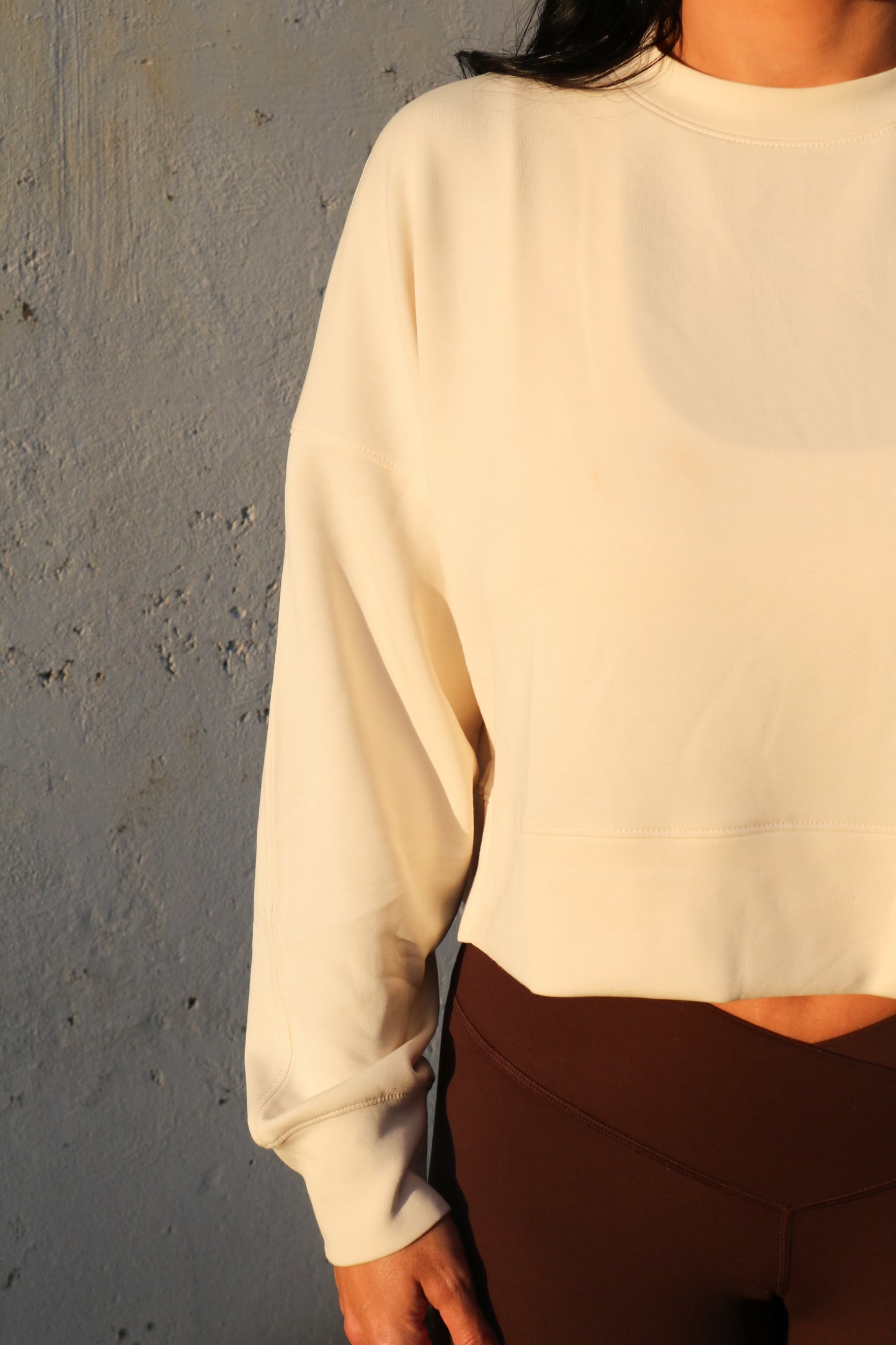 Cream Air Scuba Crewneck