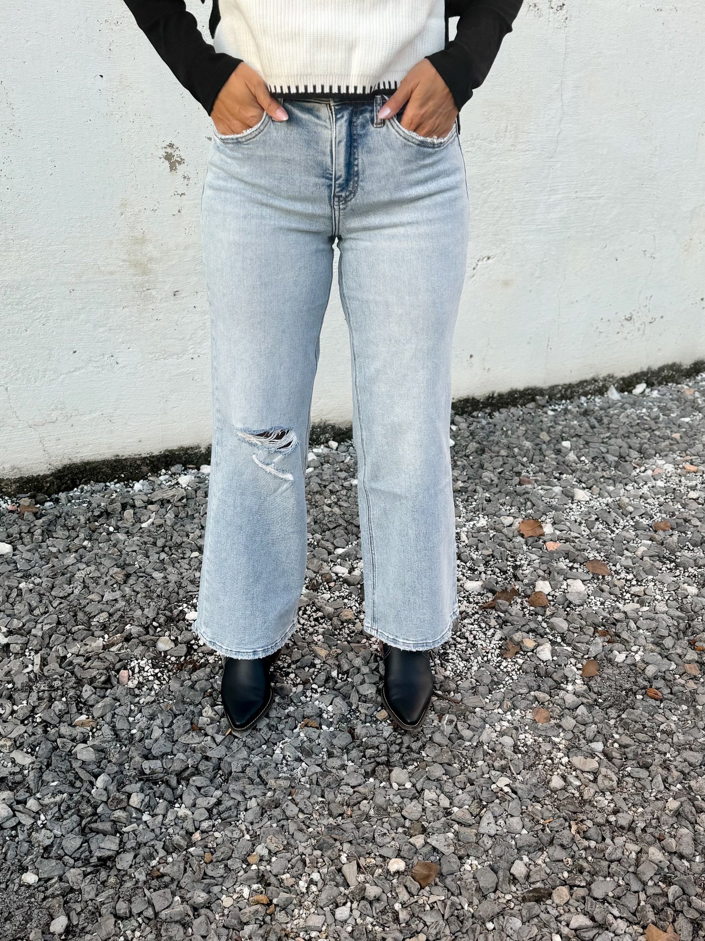 High Rise Light Denim