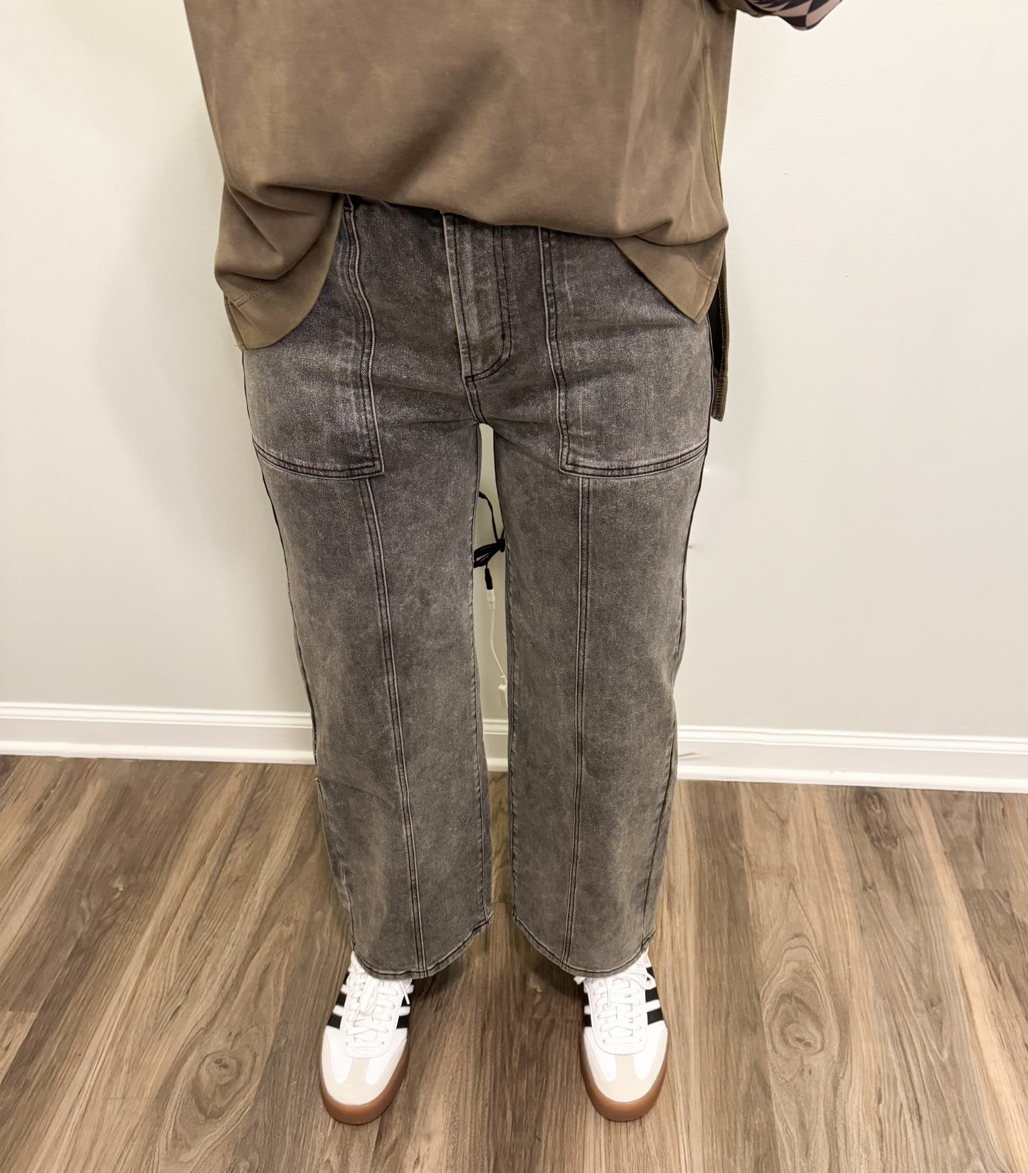 Ash Panel Stretch Jeans
