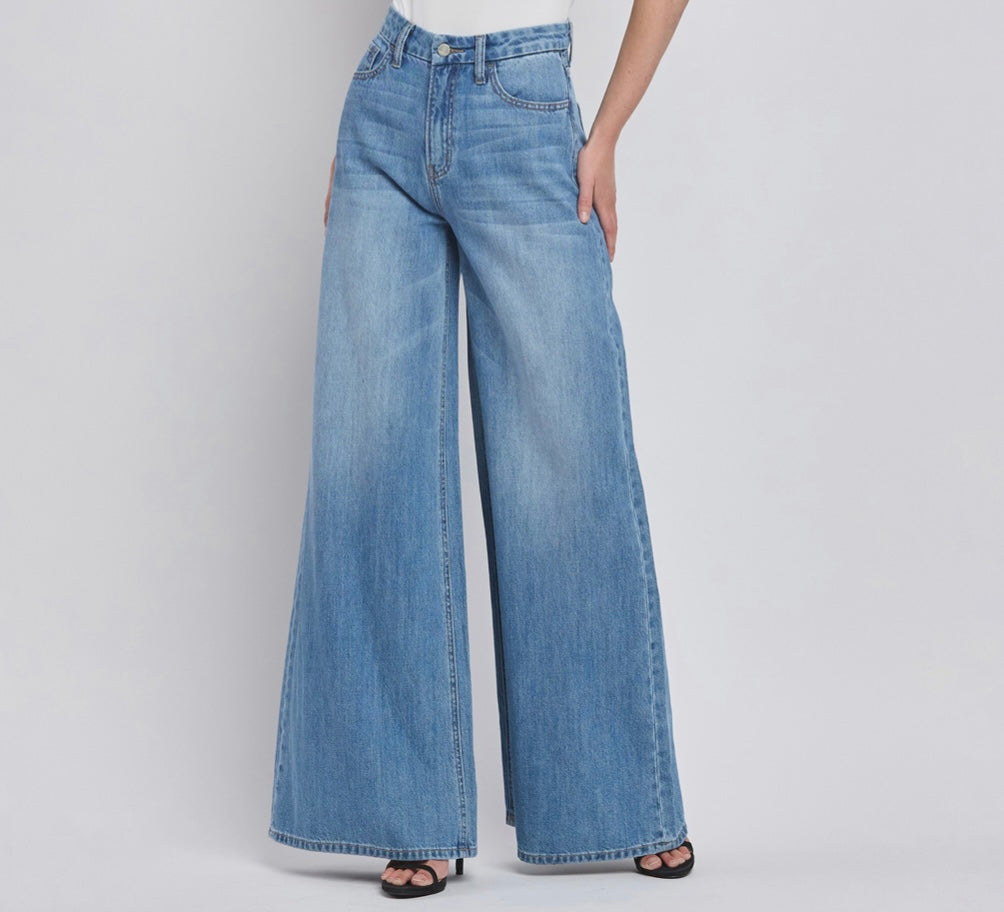 High Rise Wide Leg Jean