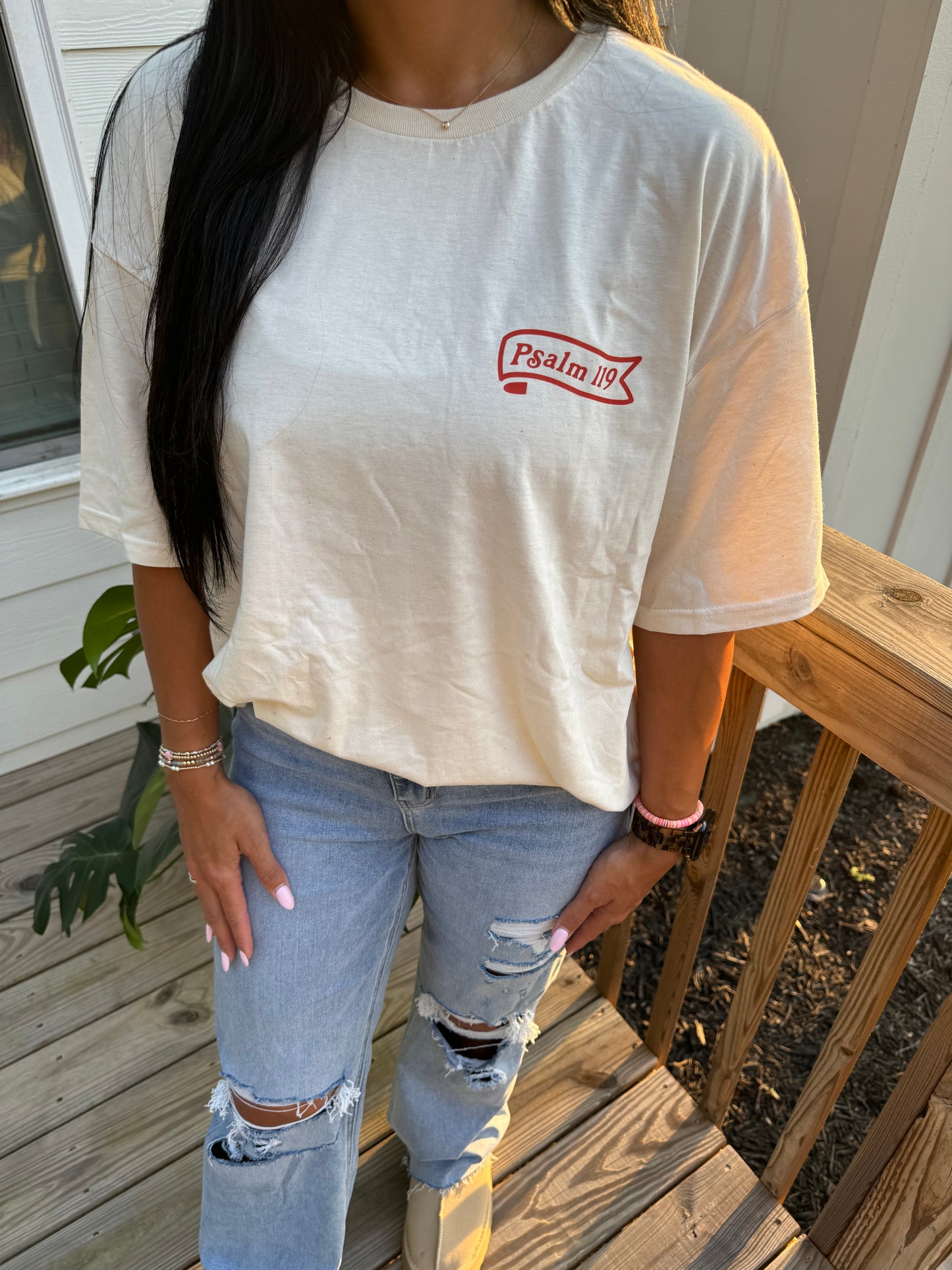Bind My Wandering Heart to Thee Oversized Tee