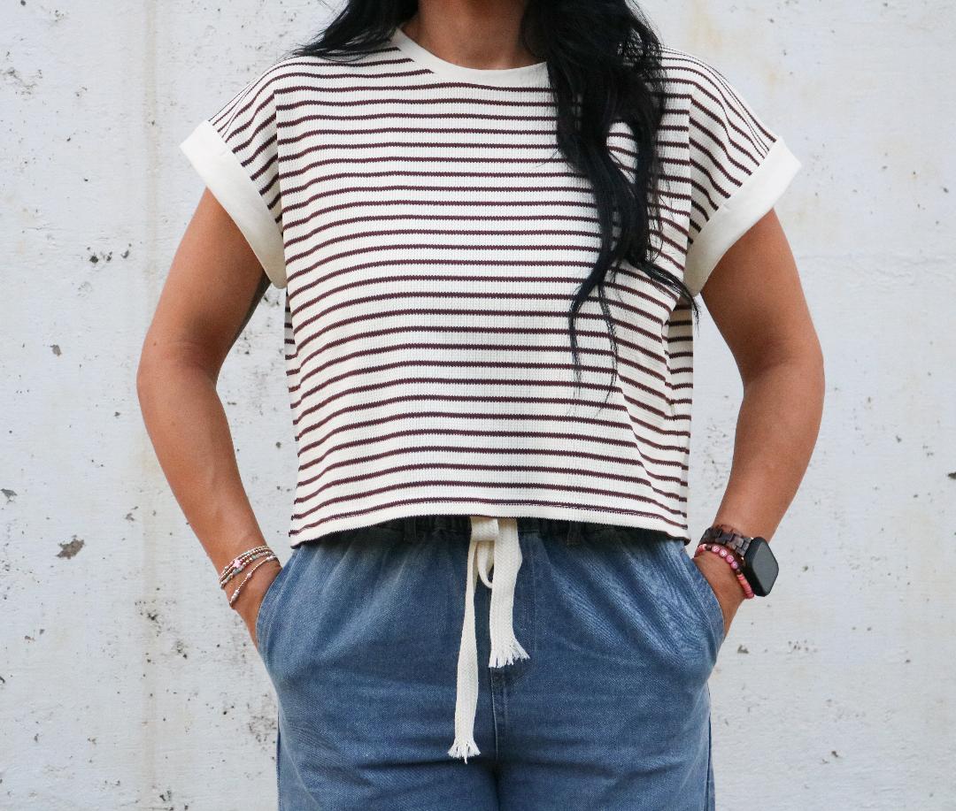 Lola Striped Knit Top