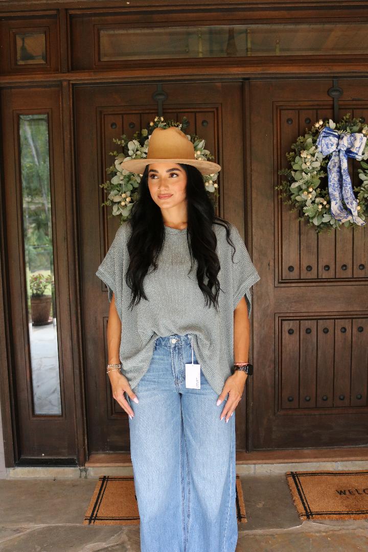 Ocean Texture Knit Top