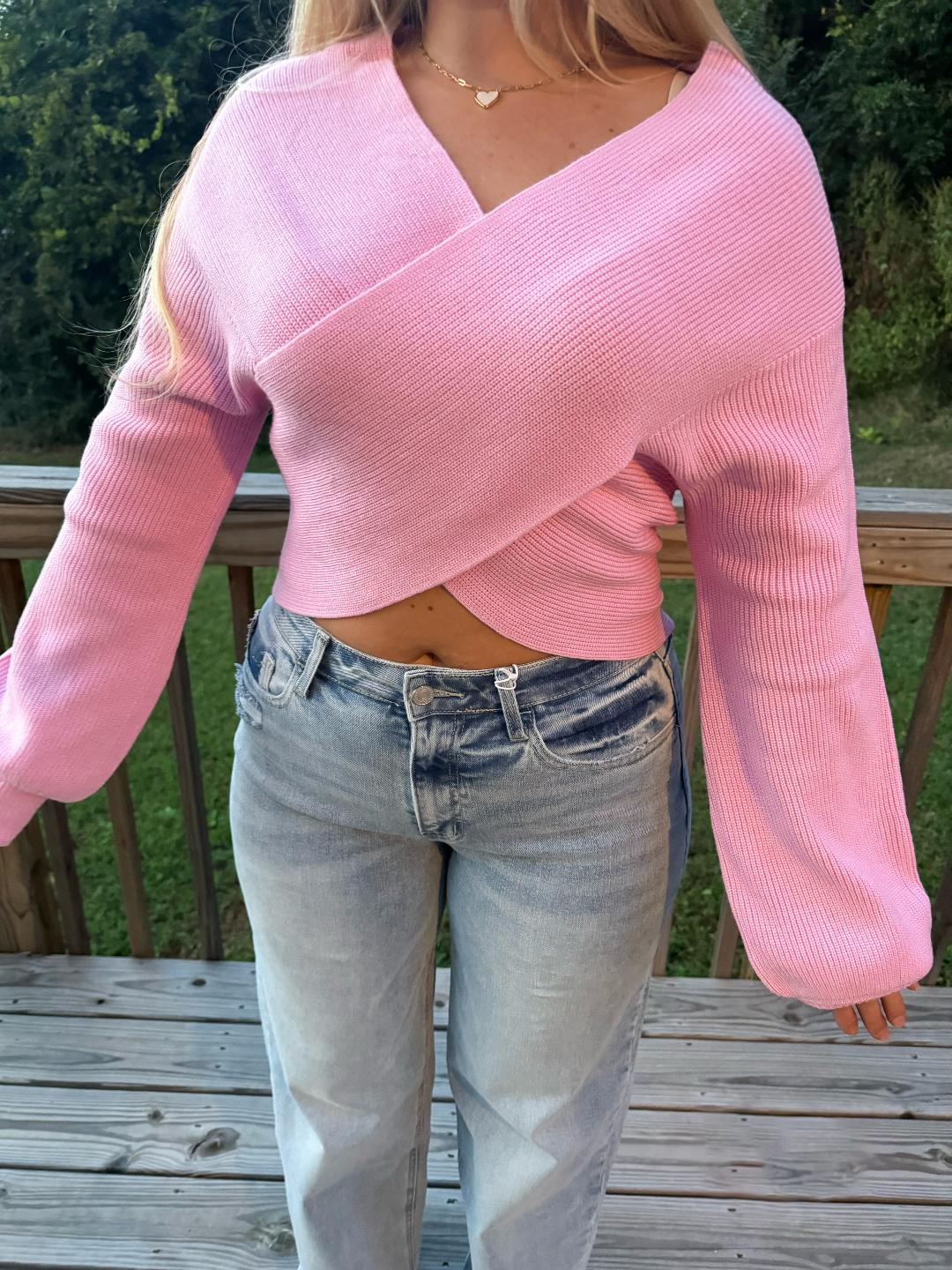 Breanna Overlapped Sweater