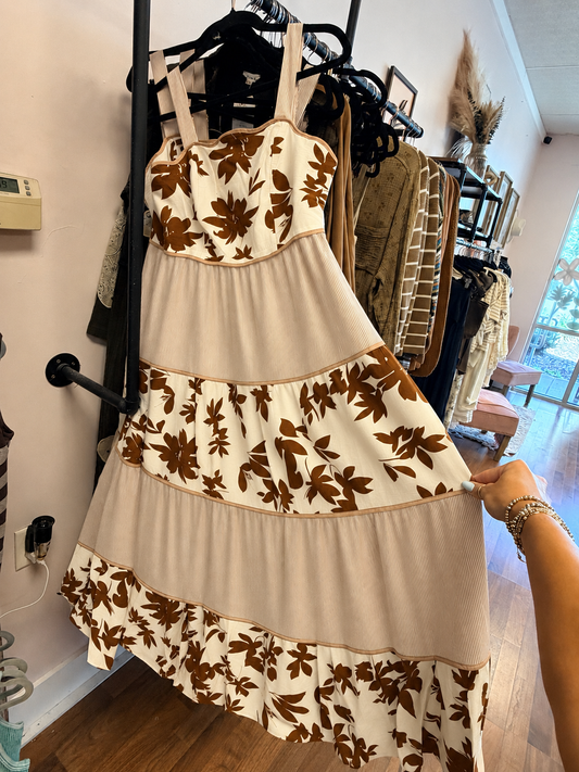 Falling For You Midi Dress