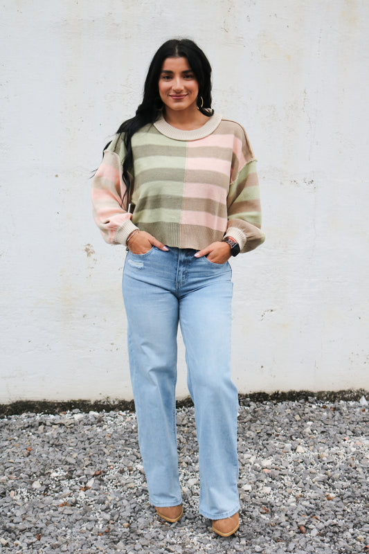 Kiwi Striped Sweater