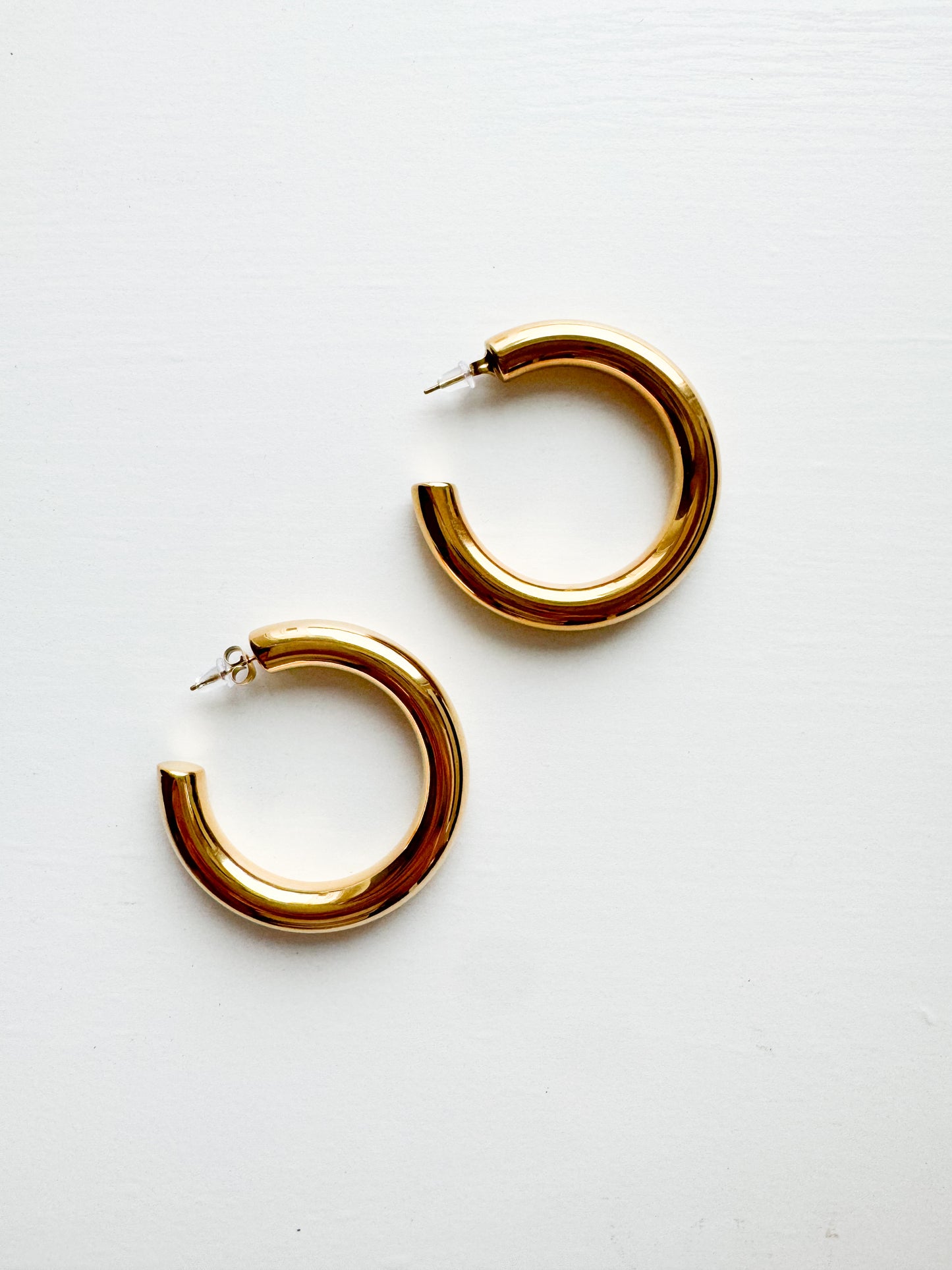 Large Gold Hoops