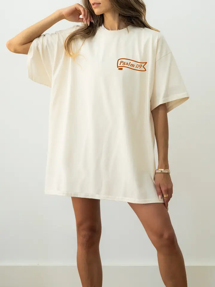 Bind My Wandering Heart to Thee Oversized Tee