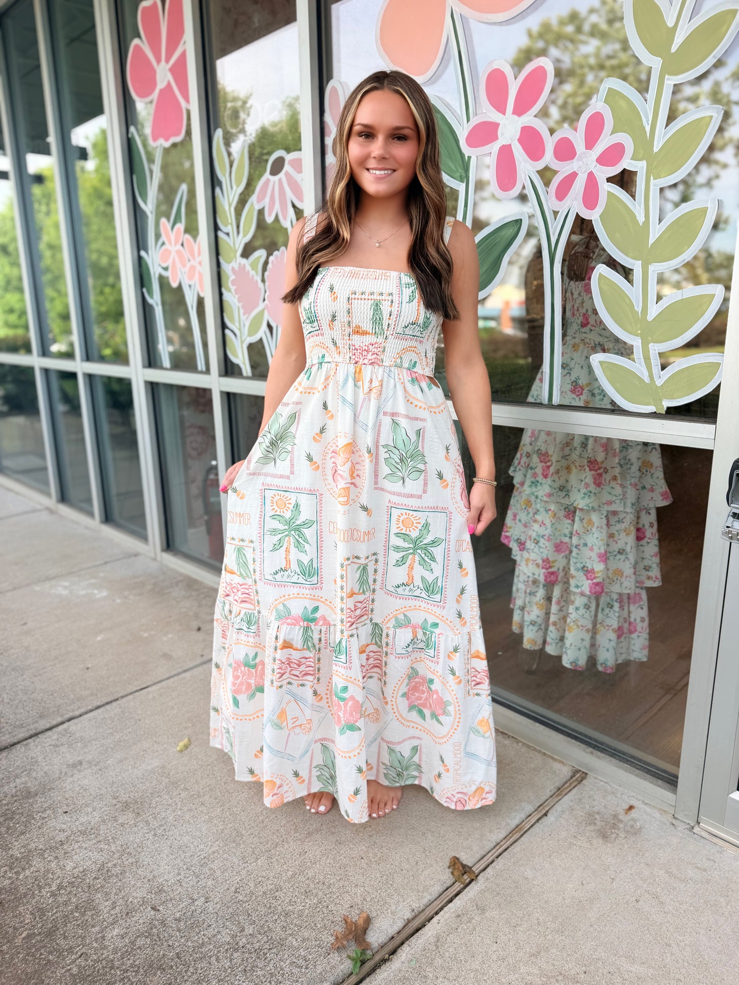 Tropical Maxi Dress