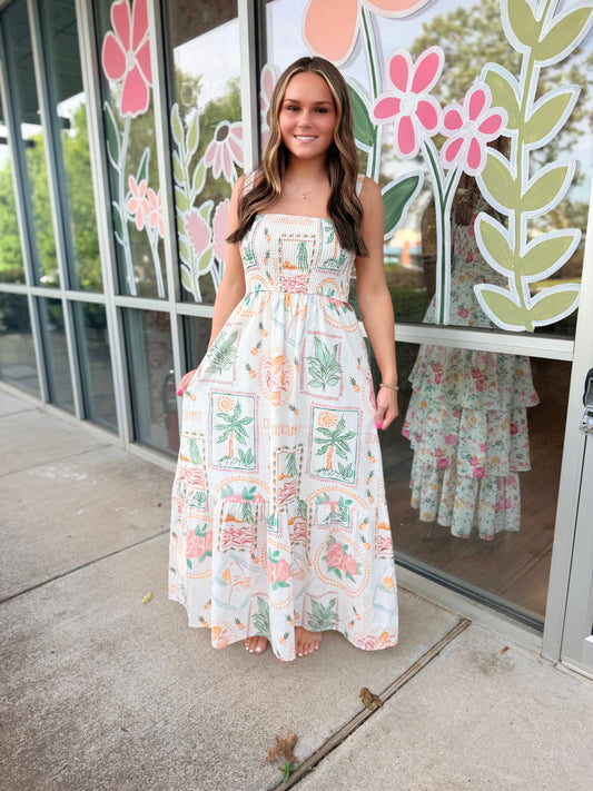 Tropical Maxi Dress