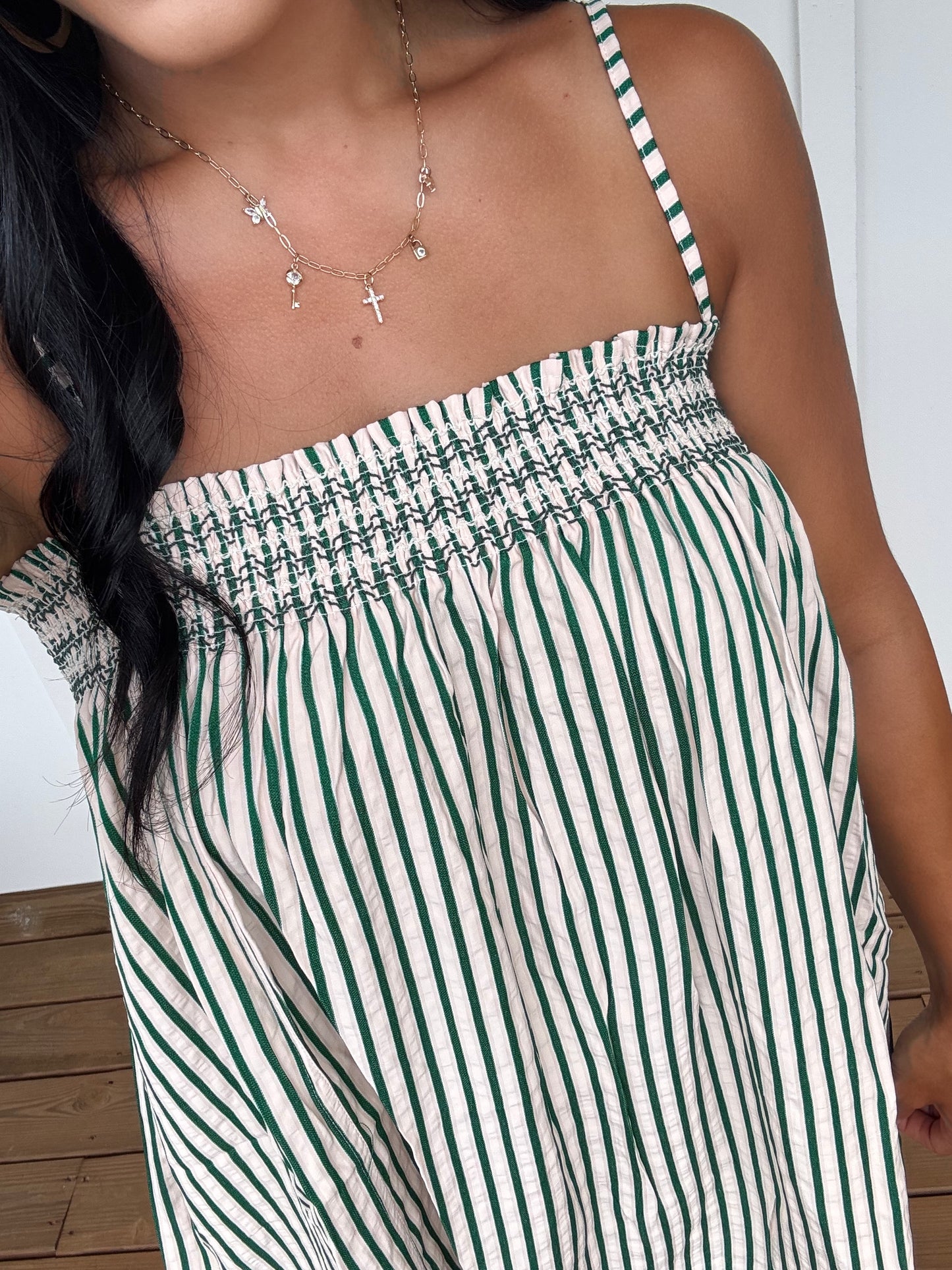 Striped Babydoll Dress