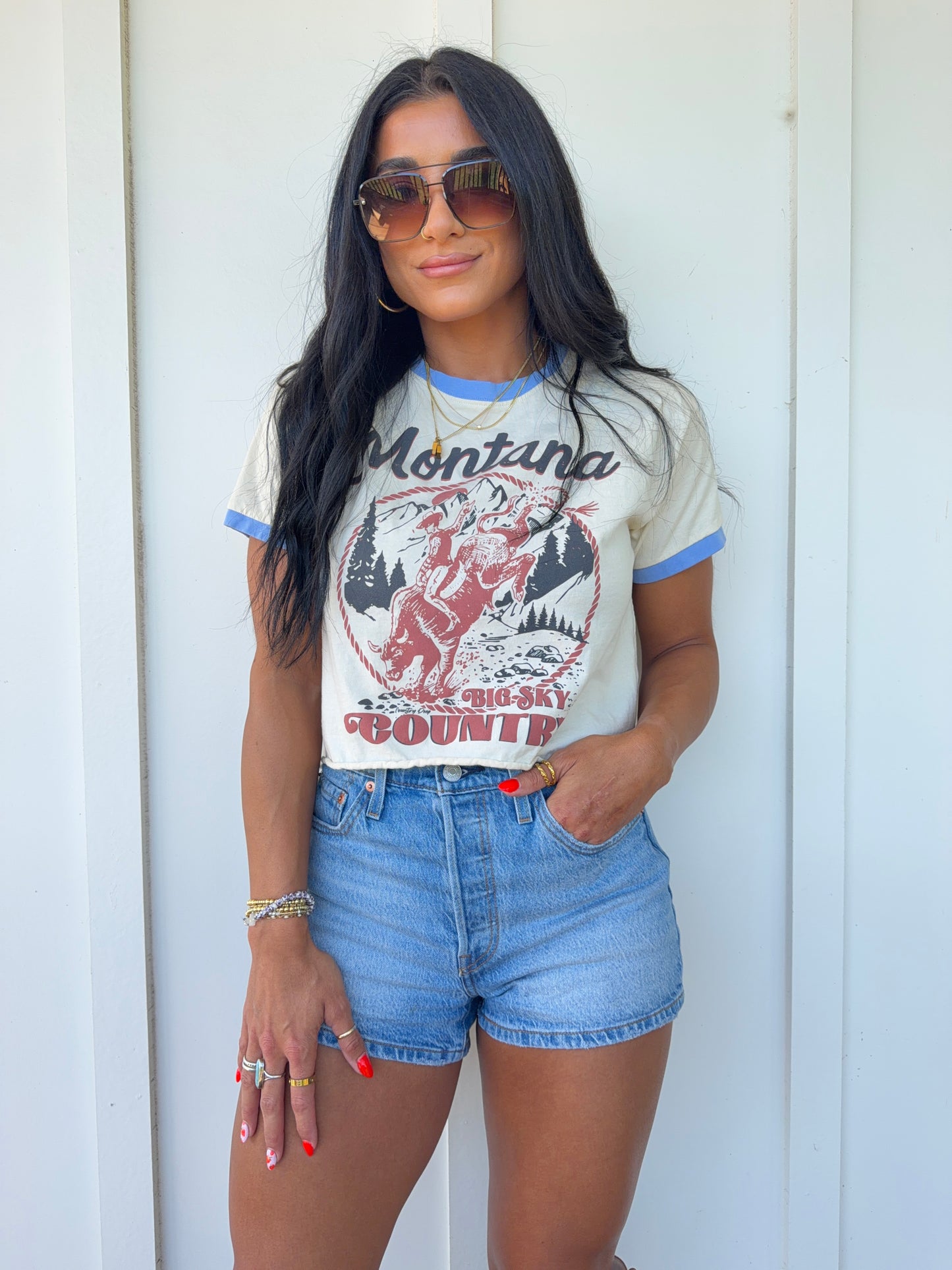 Montana Relaxed Crop Tee
