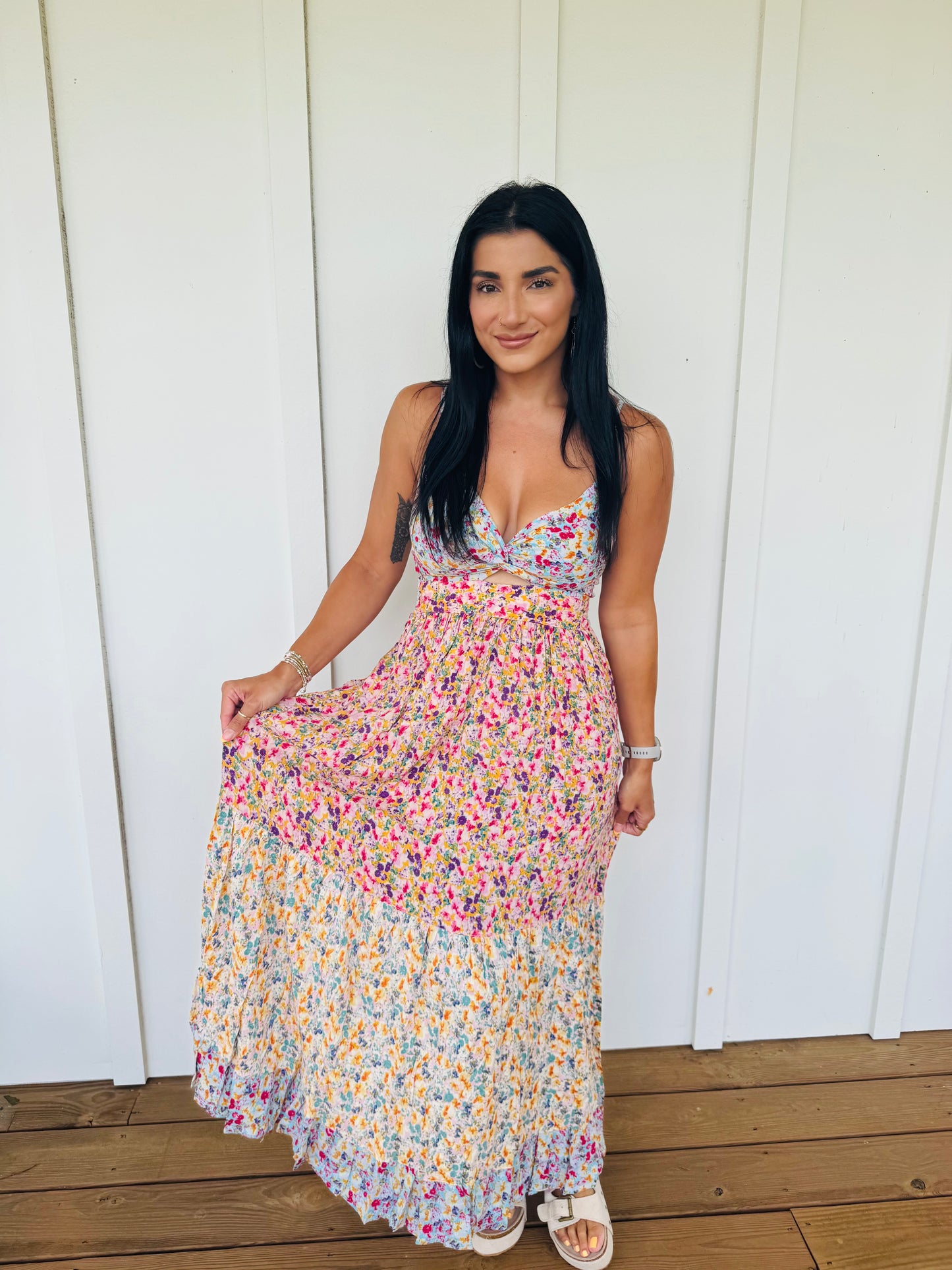 Multi Floral Dress