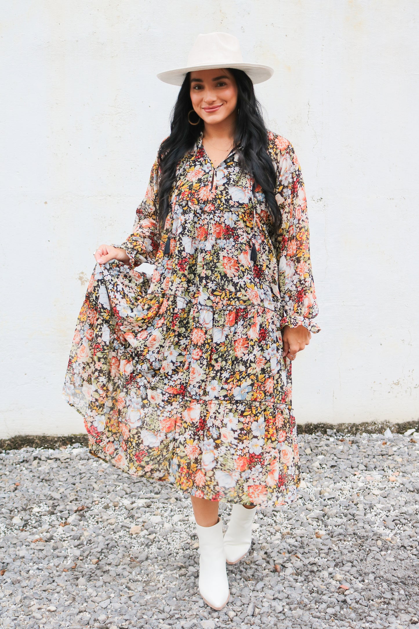 Floral Midi Dress