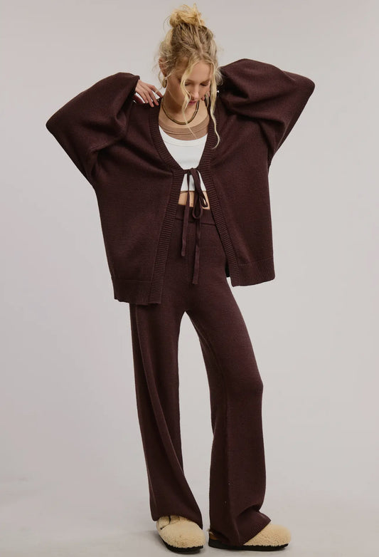 Espresso Knit Set