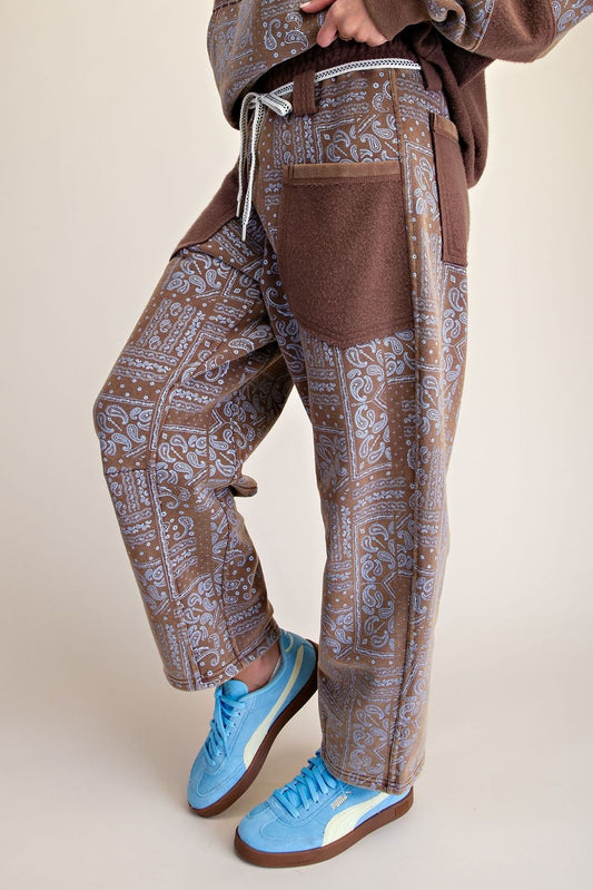 Mocha Bandana Pants