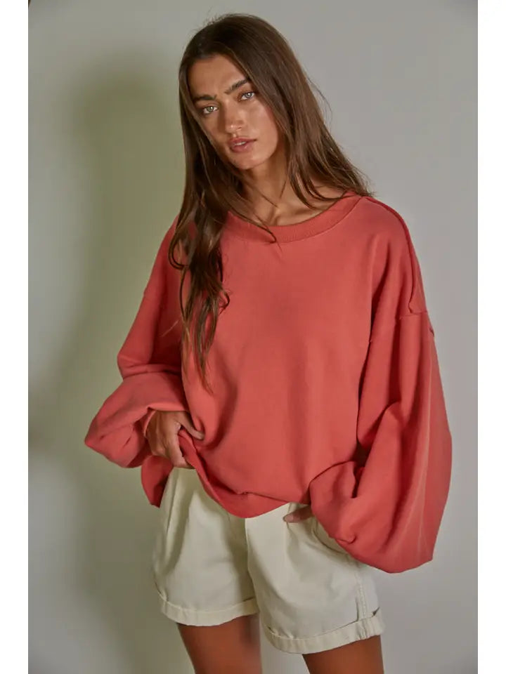 Marley Pullover Dusty Red