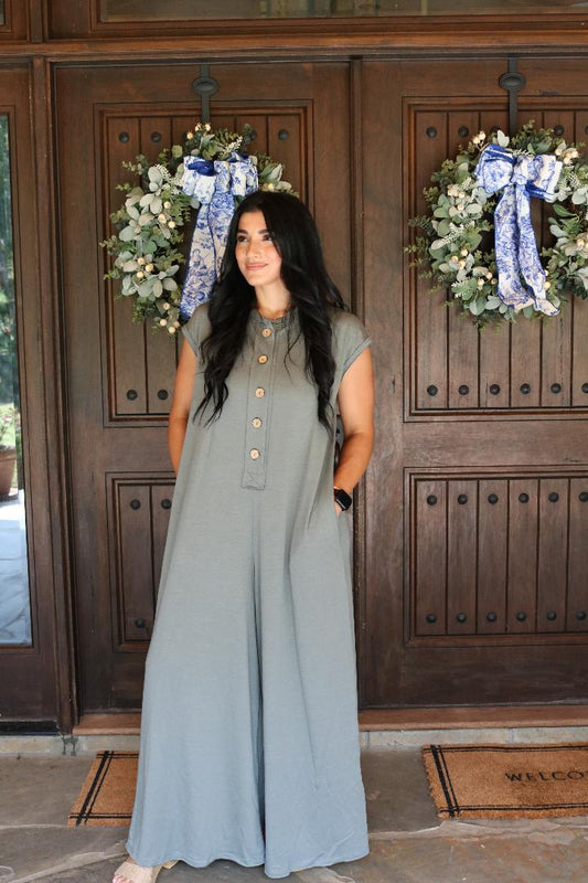 Dahlia Wide Leg Jumpsuit